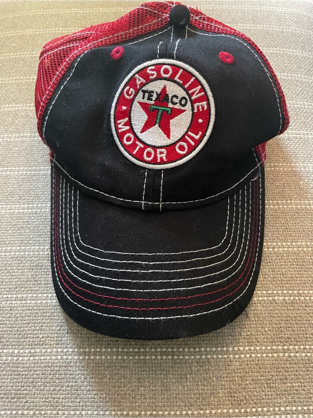 Open Road Brands Red and Black Mesh Trucker Cap
